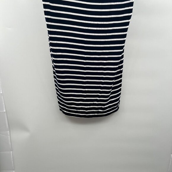 Gap Women's Short Sleeve Striped Shift Dress Navy/White Size Small Knee Length - Picture 5 of 9